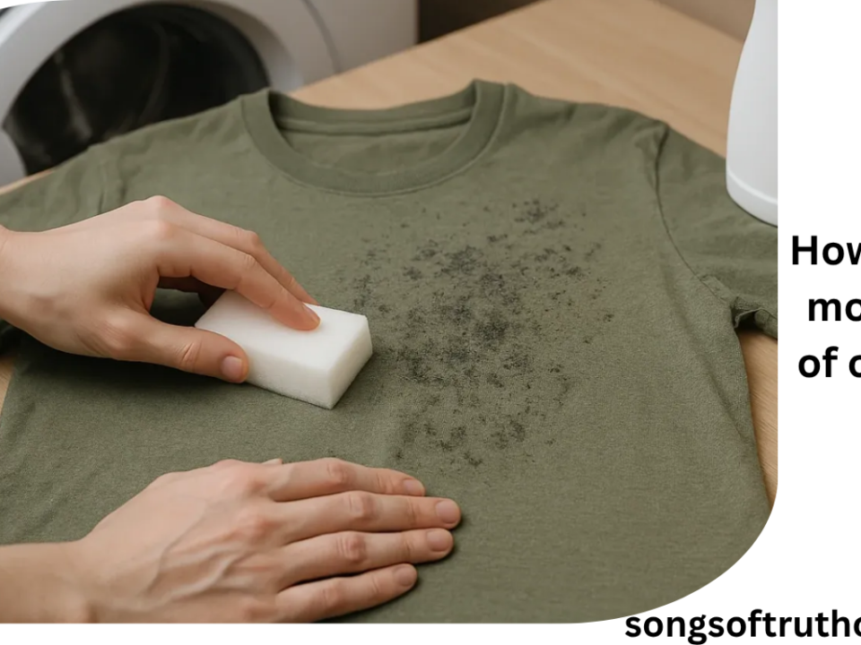 how to get mold out of clothes