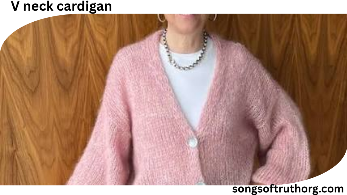 v neck cardigan