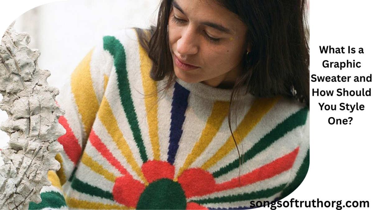 graphic sweater