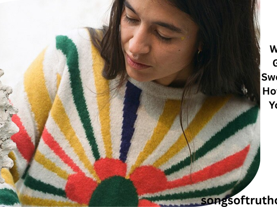 graphic sweater