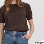 Crew Neck Short Sleeve Sweater