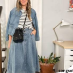 What Is an A-Line Denim Midi Skirt?