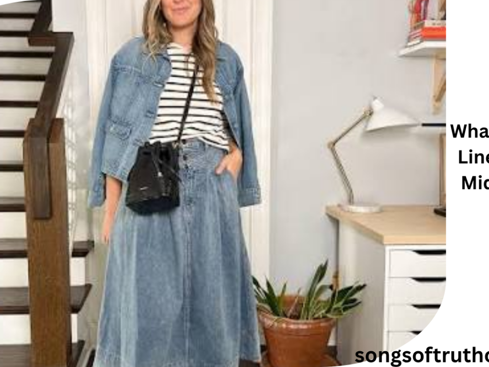 What Is an A-Line Denim Midi Skirt?