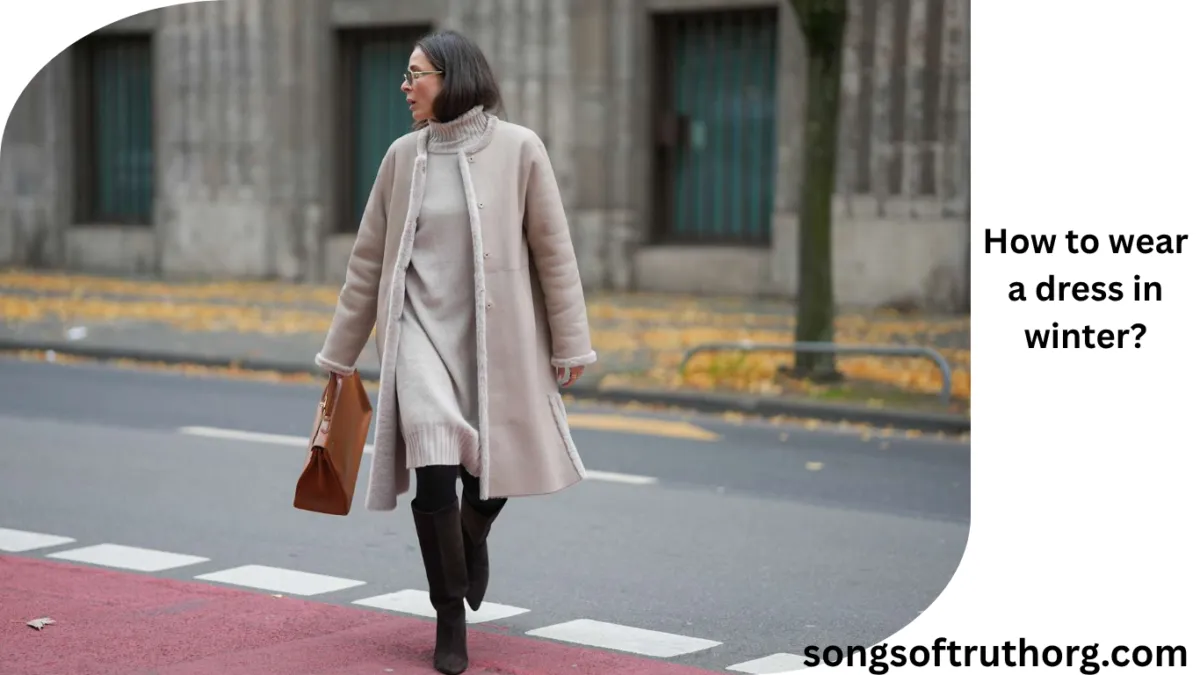 How to wear a dress in winter?