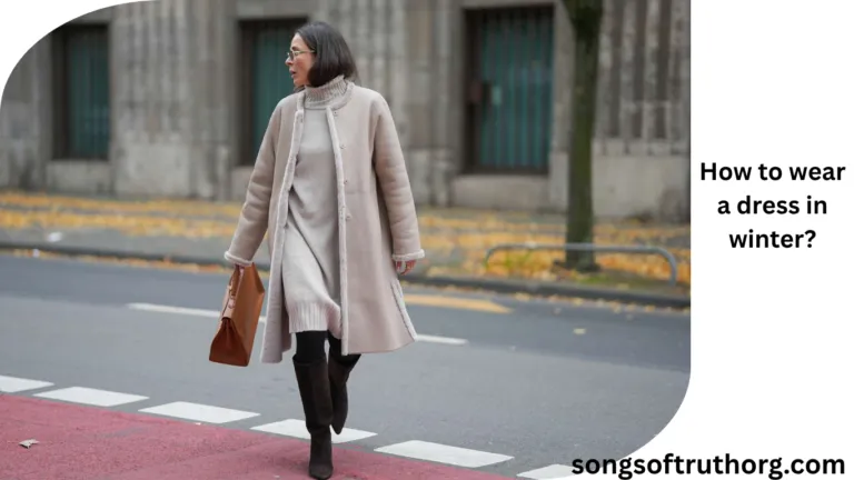 How to wear a dress in winter?